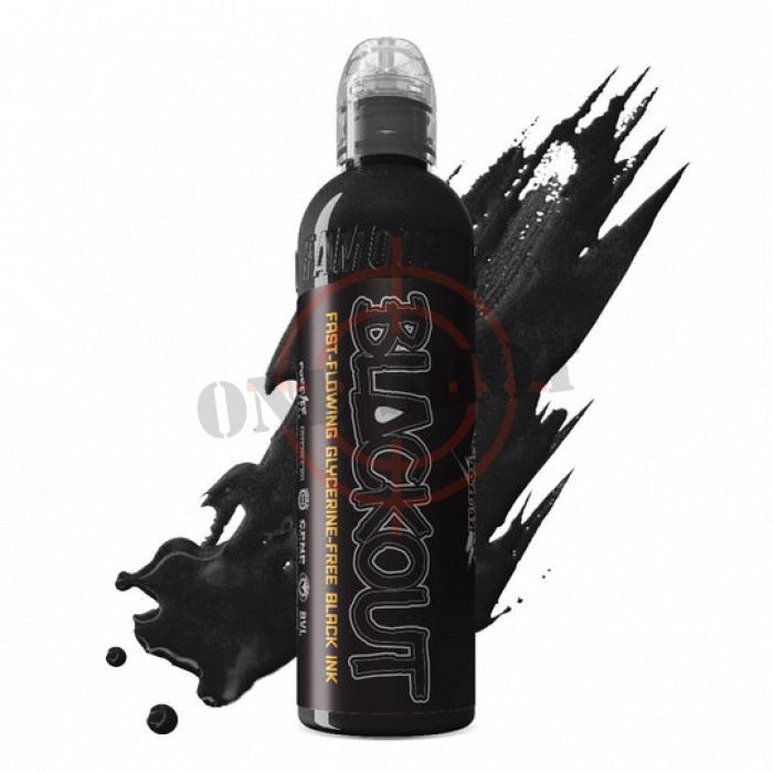 Blackout  — World Famous Tattoo Ink — Универсальный черный пигмент